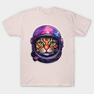 Cat Space Astronaut Kitten Space Cat Lover T-Shirt